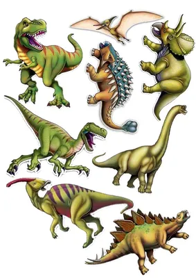 динозавры на кекс | Динозавры, Динозавр, Дитеныши динозавра