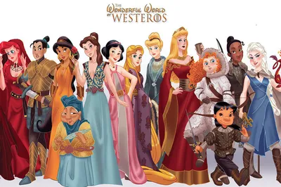 Принцессы Disney в мире «Игры престолов»
