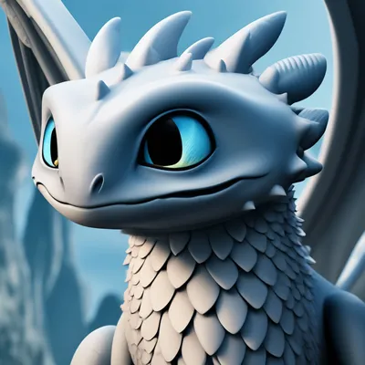 Дневная Фурия (Light Fury) :: Как приручить дракона 3 (How to train your  dragon 3, HTTYD 3,) :: Как Приручить Дракона (How to Train Your Dragon,  HTTYD) :: DreamWorks :: RaidesArt ::