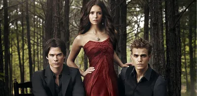 Картина GeekLand The Vampire Diaries Дневники Вампира Елена, Стефан и  Деймон (60х40 см) VD 09.001 (FU21VD 09.001) - купить в магазине mBuy24.com