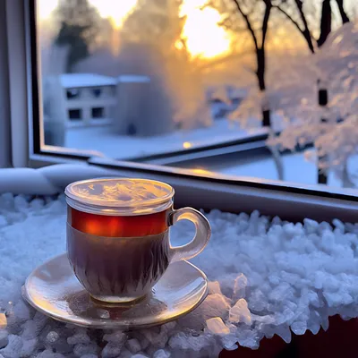 Красивые картинки \"С добрым зимним утром\" (63 фото)