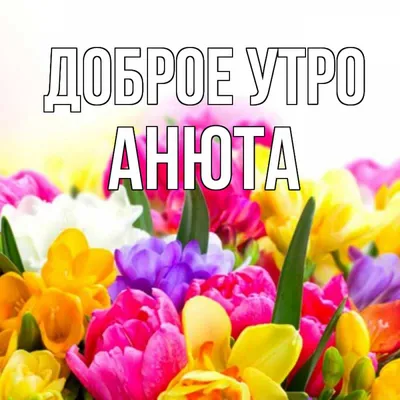 Открытка Аня Доброе утро.