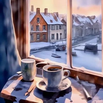 Доброе утро! город будущего зима …» — создано в Шедевруме