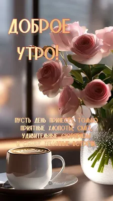 Доброе утро🌞 | Доброе утро, Фотографии для мотивации, Поздравительные  открытки