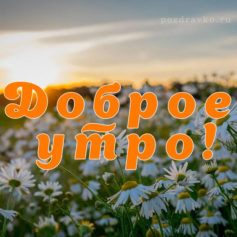 Красивая Фотография С Рассветом Доброе Утро
