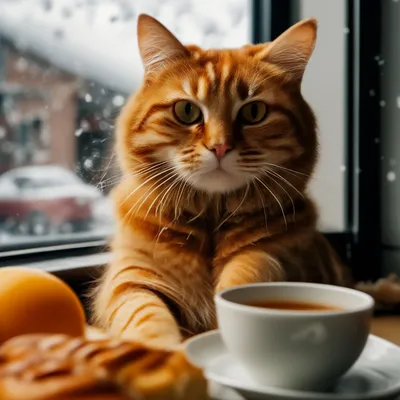 Доброе утро, котик! | Пикабу