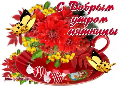Открытки \"Доброго утра!\" в пятницу (100+)