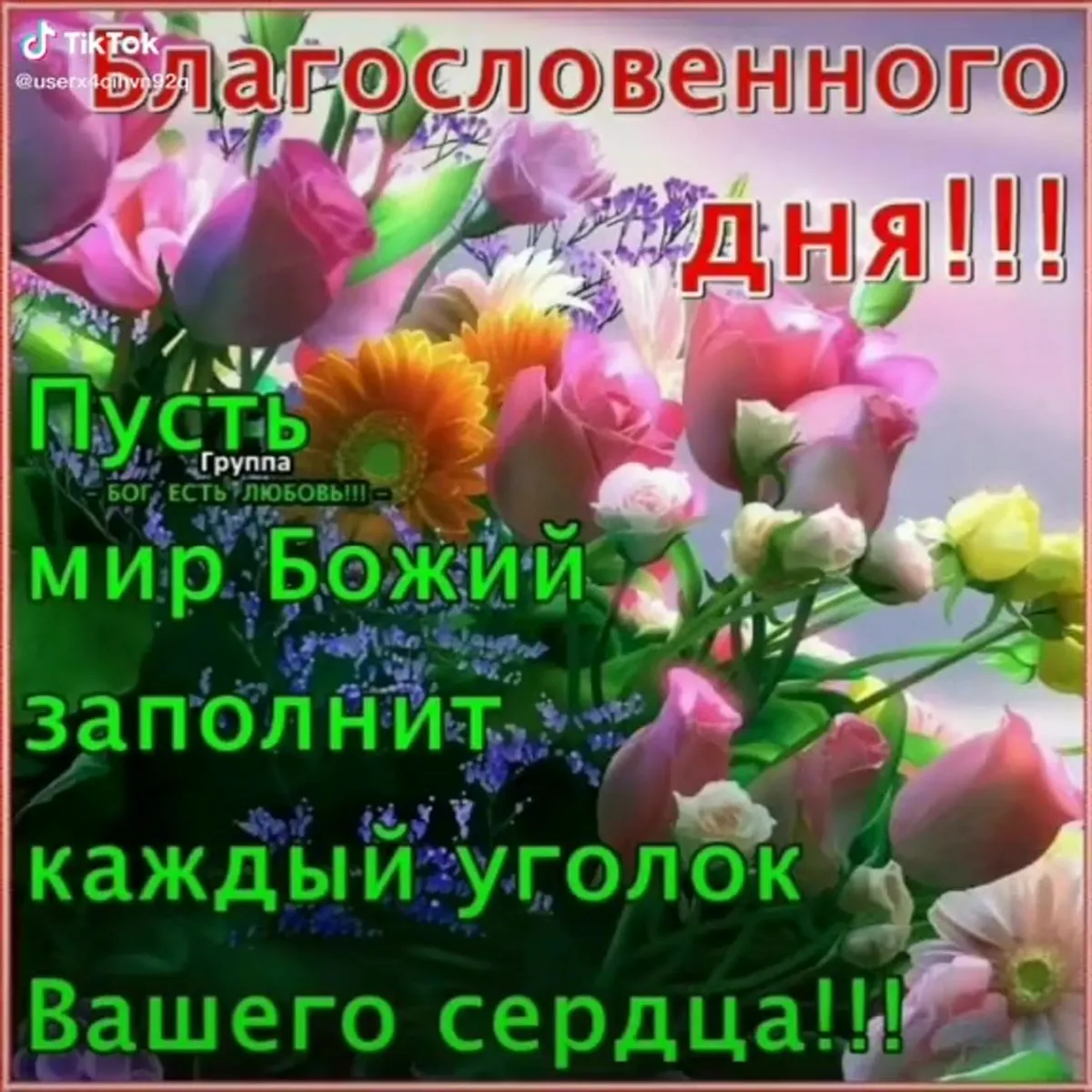 Благословенного утра и прекрасного дня