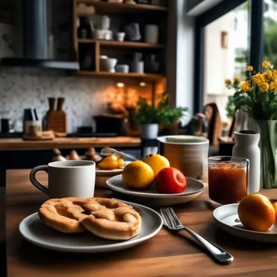 Фото с аппетитным завтраком: вкусные изображения для гурманов