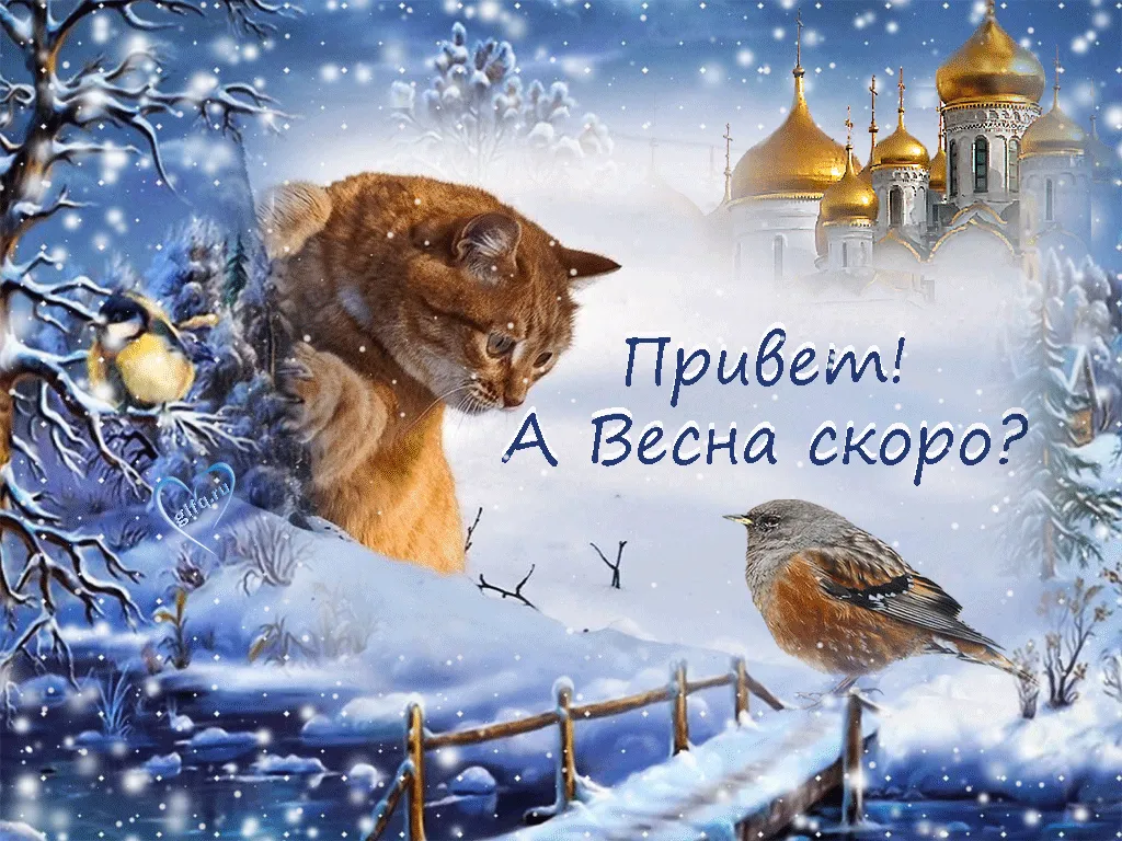 Доброе Весеннее Снежное утро