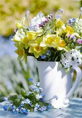 Пин от пользователя Светлана на доске Доброе утро | Желтые тюльпаны,  Тюльпаны, Букет из розовых роз