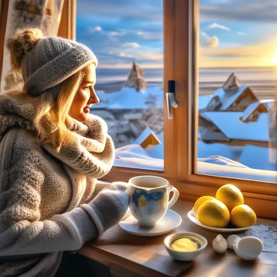 Красивые и прикольные картинки с пожеланием зимнего Доброго утра! | Доброе  утро, Зимние цитаты, Зимние картинки
