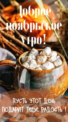 Открытка утро ноября (50 шт)