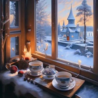 Красивые картинки Доброе зимнее утро! (213 фото) 🔥 Прикольные картинки и  юмор