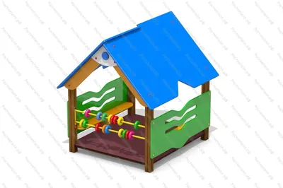 Картонный игровой домик раскраска для детей - Asia Import Group