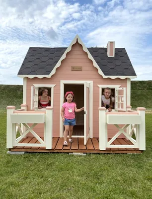 Детская площадка домик | Домики, Детские игровые домики, Игровые домики