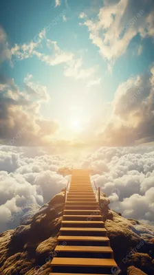 дорога в рай небеса голубое небо белые облака мечта рекламный фон Обои  Изображение для бесплатной загрузки - Pngtree