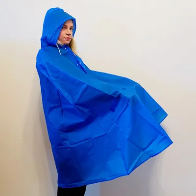 Дождевик плащ с капюшоном на молнии для мужчин непромокаемый - купить с  доставкой по выгодным ценам в интернет-магазине OZON (550905765)