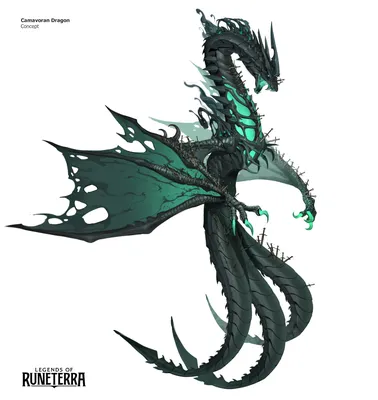 Camavoran Dragon Concept Sketches - Legends of Runeterra Art Gallery
