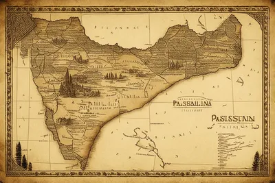 Древняя Палестина карта