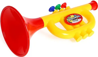 Детская музыкальная игрушка труба \"Малыш трубач\", развитие слухового  восприятия, дудка - купить с доставкой по выгодным ценам в  интернет-магазине OZON (483291174)