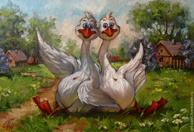 Иллюстрация 1 из 10 для Жили у бабуси два веселых гуся | Лабиринт - книги.  Источник: Лабиринт