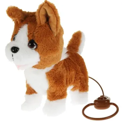 Интерактивная игрушка собака Хаски для детей, двигающийся волк на  батарейках плюшевый, бежевый - купить с доставкой по выгодным ценам в  интернет-магазине OZON (1260559421)
