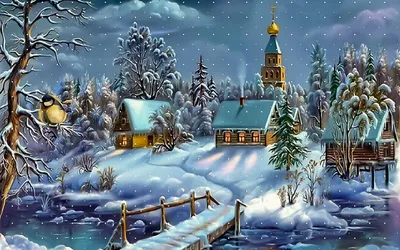 Открытки, картинки, гифки, анимации счастливого Рождества! Христос родился…  | Рождественское художественное оформление, Старинное рождество,  Викторианское рождество