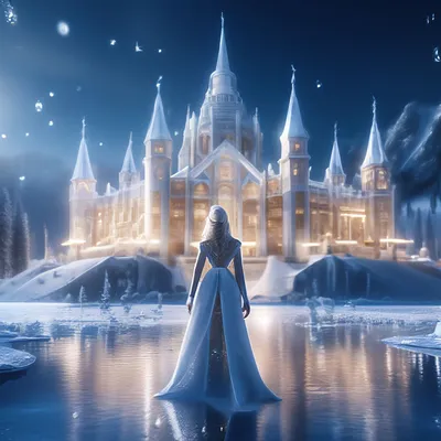 Дворец Снежной Королевы. на замё…» — создано в Шедевруме