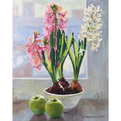 Купить картину «Дыхание весны » c цветами, маслом на холсте, в стиле  импрессионизм, Ольга Лаптева | KyivGallery