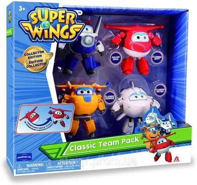 Игрушка СУПЕР КРЫЛЬЯ Делюкс трансформер - Суперзаряженный Джетт Super Wings  EU740431