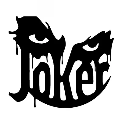 Джокер контурный рисунок (22 фото) » Рисунки для срисовки и не только