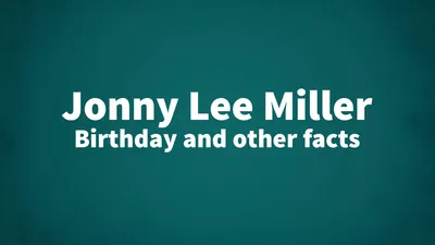 Full HD рисунок Джонни Ли Миллера: Улучшенное качество для вашего удовольствия.