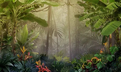 Природа , джунгли» — создано в Шедевруме
