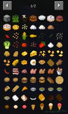 Фотографии различных блюд - HD, Full HD, 4K изображения еды из майнкрафта
