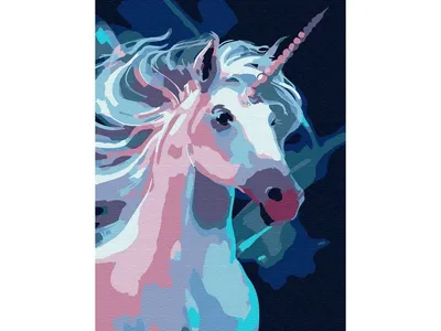 Unicorn. Единорог. PNG. | Алмазная вышивка, Иллюстрации единорогов,  Единорожье искусство