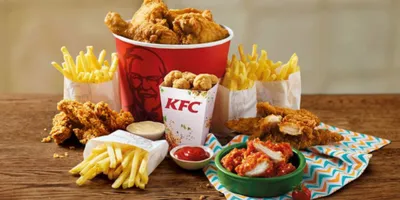 Фото вкусного гриль-микса из KFC (Full HD, бесплатно, PNG)
