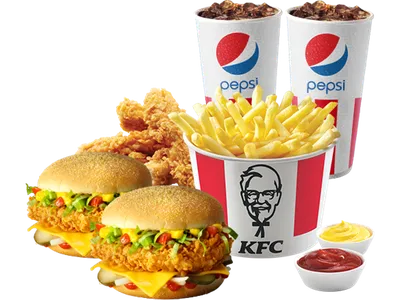 Фото сочного попкорна из KFC в Full HD качестве