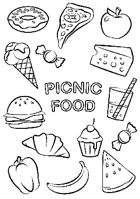 Фото еды карандашом: выберите свой размер и формат для скачивания (JPG, PNG, WebP)