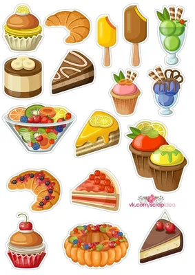 Бесплатные картинки с мультяшной едой: скачать в различных форматах (PNG, JPEG, WebP)