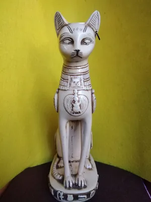 Купить Египетская кошка, ремесло из смолы, винтажный домашний декор,  Бастет, богиня, Бог, фараон, статуэтка, офисные украшения, подарок | Joom