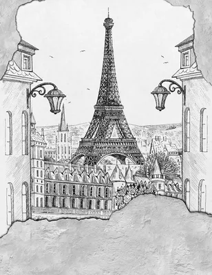 Эйфелева Башня В Париже Чернобелая — стоковые фотографии и другие картинки  Арка - архитектурный элемент - Арка - архитектурный элемент, Архитектура,  Башня - iStock