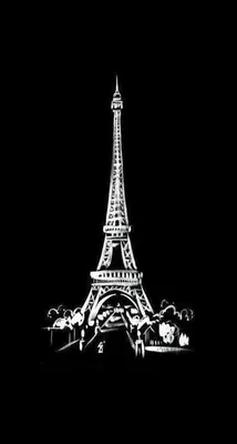 Бесплатные Эйфелева башня в черно-белом стоковые фотографии | FreeImages