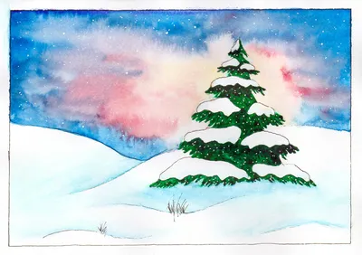 Лес елки зима - фото и картинки: 34 штук