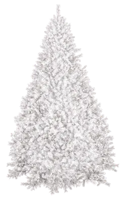 Рождественская ёлка покрытая снегом зимой, изолированная Стоковая  иллюстрация ©deslns #88692312