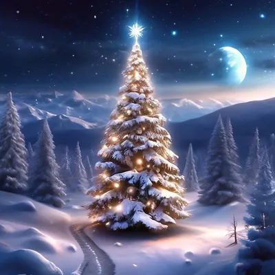 Зима Рождественская Елка Сосна - Бесплатное фото на Pixabay - Pixabay
