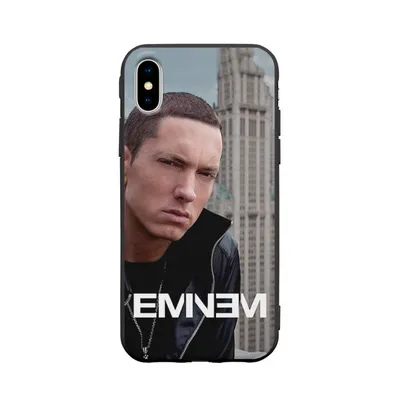 Чехол для Apple iPhone X силиконовый матовый Eminem ❤ — купить со скидкой  51% на «Все Футболки.Ру» | Принт — 709312 в Рязани