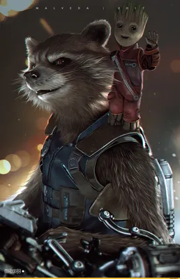 Rocket Raccoon (Реактивный Енот, Ракета) :: Guardians of the Galaxy ::  Marvel :: сообщество фанатов / картинки, гифки, прикольные комиксы,  интересные статьи по теме.