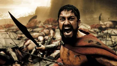 Крик «Это Спарта!» в фильме «300 спартанцев» оказался импровизацией  Джерарда Батлера - #diez на русском