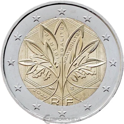 Монета Словения 1 евро 2007 год.